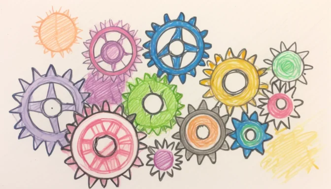 Mechanical gears symbolizing the inner workings of conversion