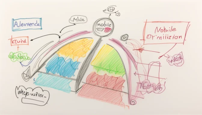 Diagram illustrating mobile optimization