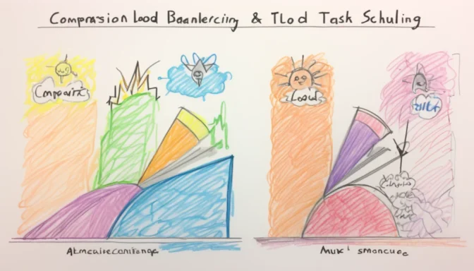 Comparison between load balancing and task scheduling