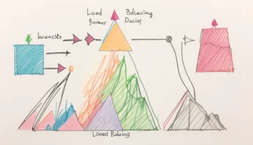 Diagram illustrating load balancing