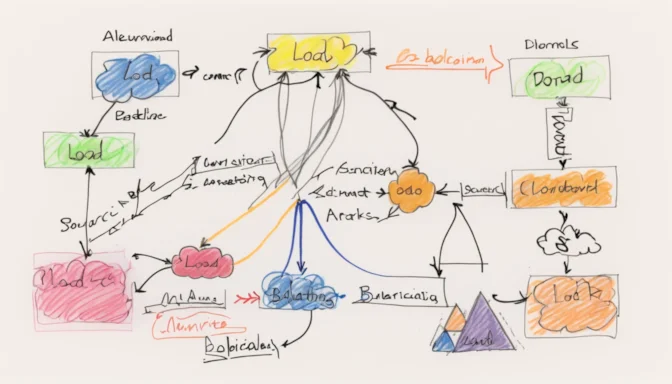 How load balancing works flowchart