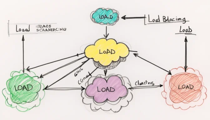 What is load balancing diagram