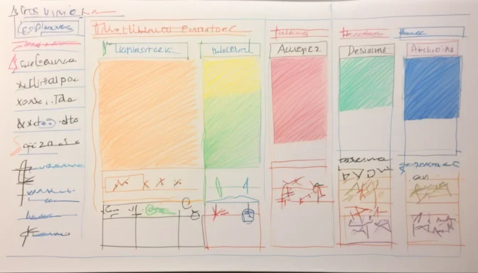 UX design interface adjusted for different viewports