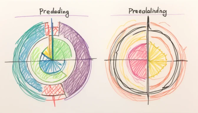 Diagram illustrating differences between preloading and prefetching