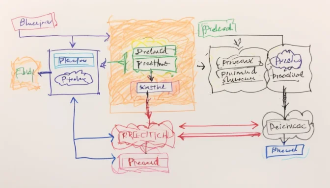 Flowchart contrasting prefetch and preload