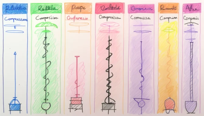 Comparison chart of common and reliable compression formats