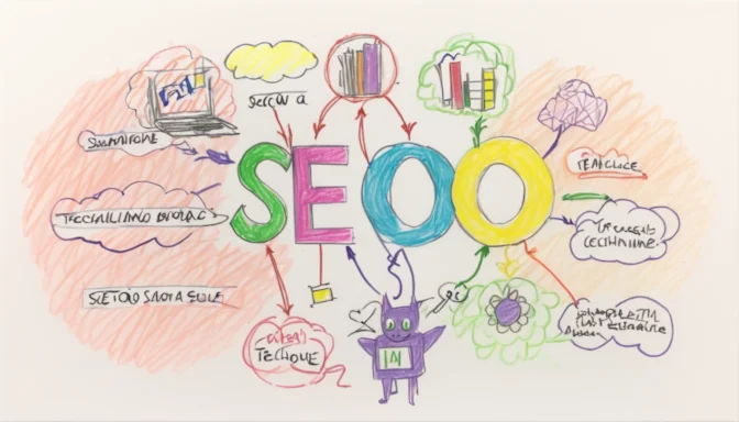 Text and image explaining that SEO is not just a technique but a skill set