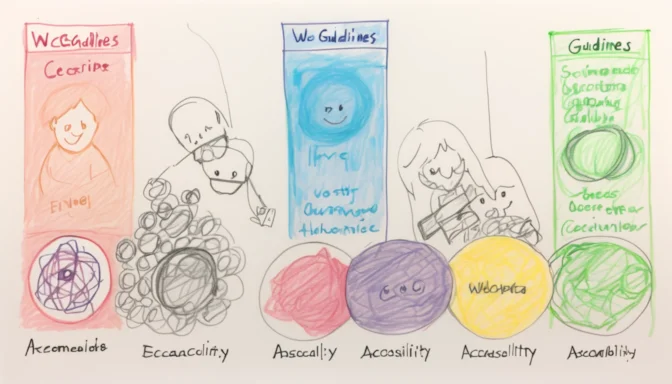 WCAG guidelines serving as the standard for web accessibility