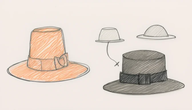 Comparative illustration of White Hat and Black Hat SEO tactics