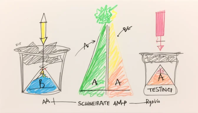 Graphic comparing A/B Testing and Multivariate Testing