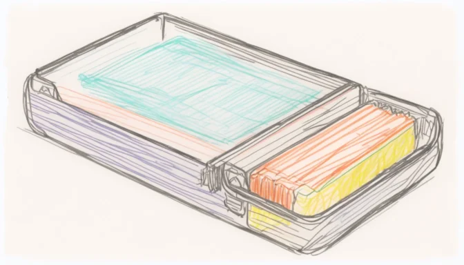 Illustration of a cleared cache on a device