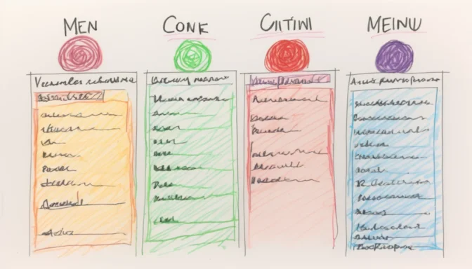 Menu options for locating cache settings in various browsers