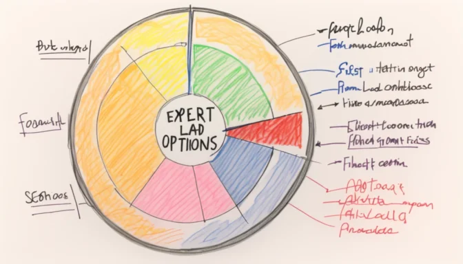 Pie chart showcasing expert opinions on fast load time