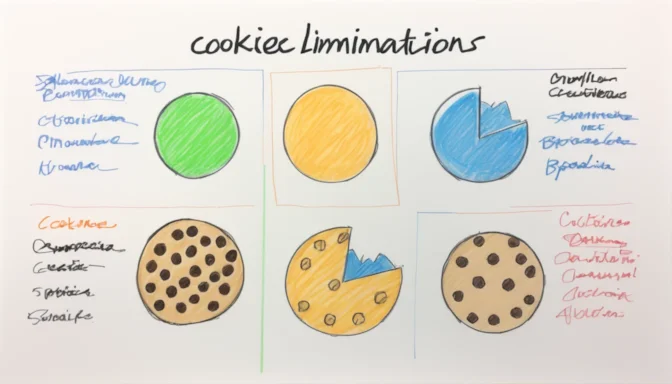 Chart comparing cookie limitations across different web browsers