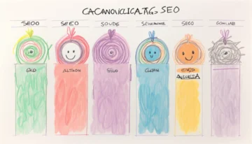 Canonical tags SEO guide infographic