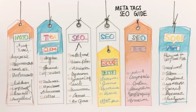 Meta tags SEO guide infographic