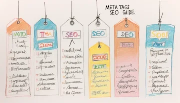 Meta tags SEO guide infographic