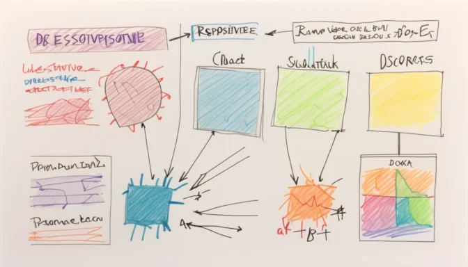 Responsive design UI UX infographic