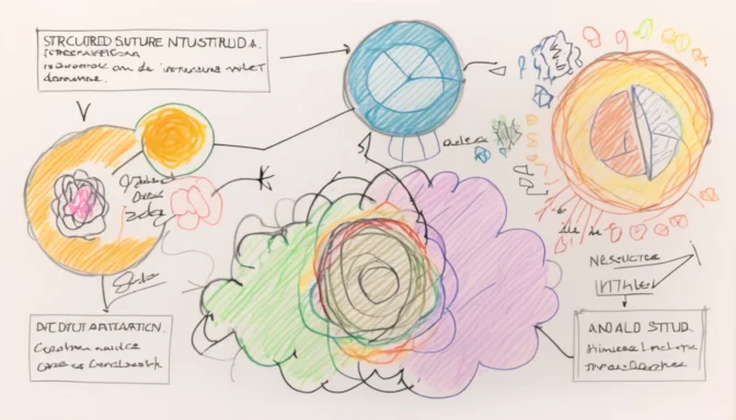 Structured and unstructured data infographic