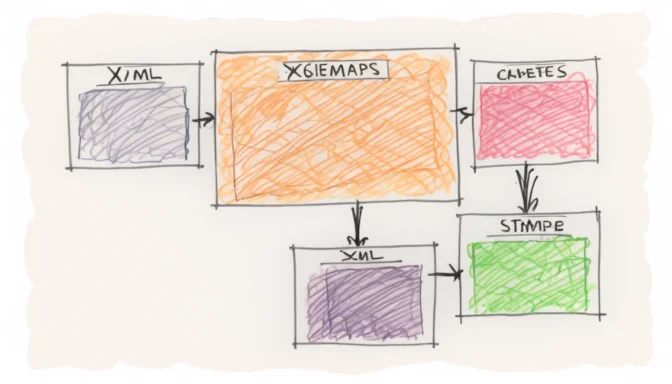 Icon indicating the necessity of XML sitemaps