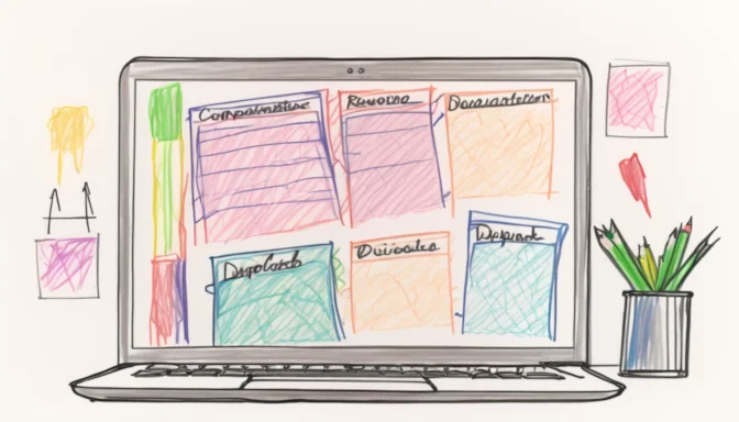 Computer screen displaying a guide on removing duplicate content