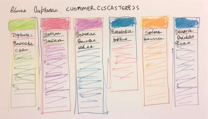 Database table highlighting duplicate customer records