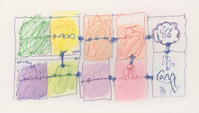 Illustration showing optimal number of internal links in a text document