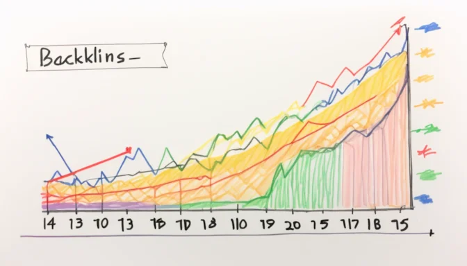 Counter displaying the number of backlinks a competitive website should have