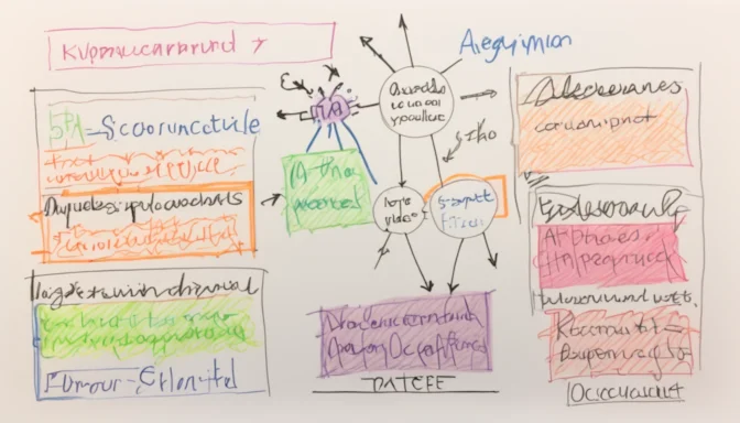 Example text highlighted to show keyword occurrences