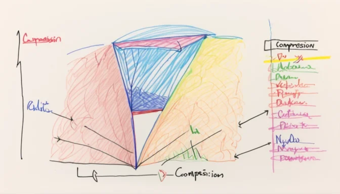 Diagram illustrating how compression algorithms work