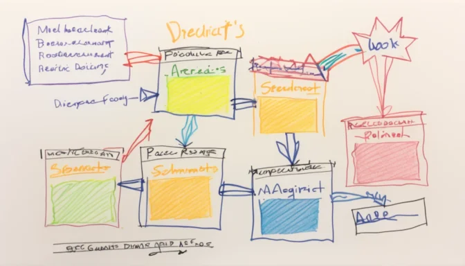 Diagram showing how page redirects work