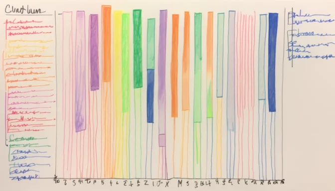 Heatmap created in Excel