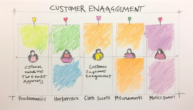 Customer Engagement Matrix chart