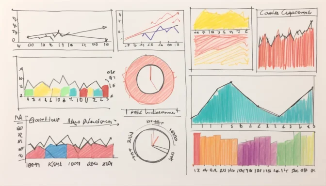 Graphs and charts displaying user engagement metrics