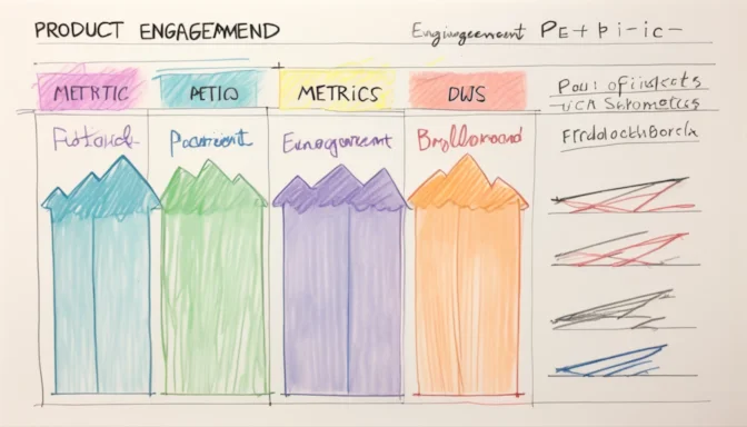 Product Engagement Metrics dashboard