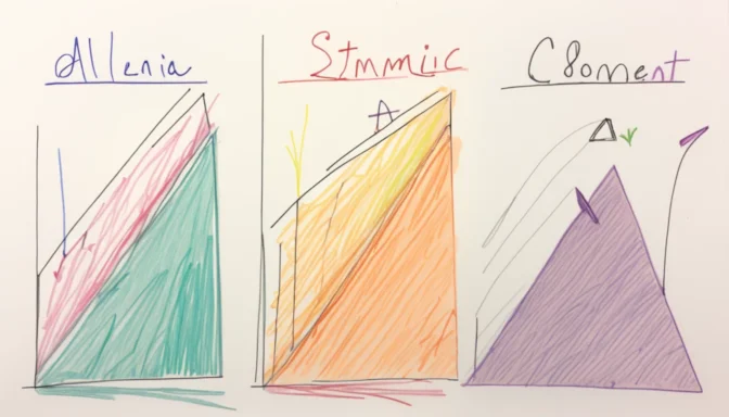 Graphic illustrating the difference between dynamic and static content