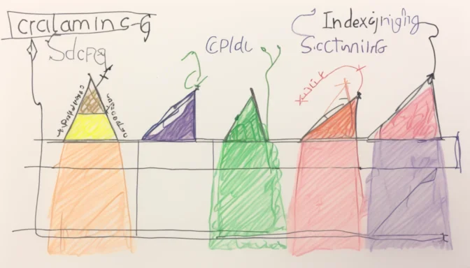 Diagram illustrating the difference between crawling and indexing