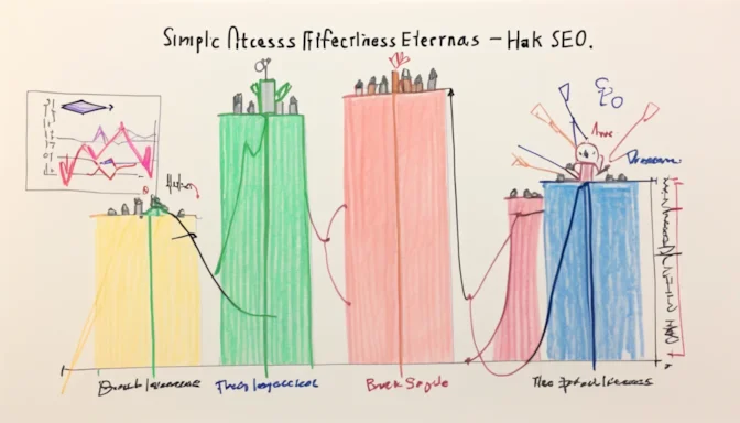 Graph depicting the waning effectiveness of Black Hat SEO