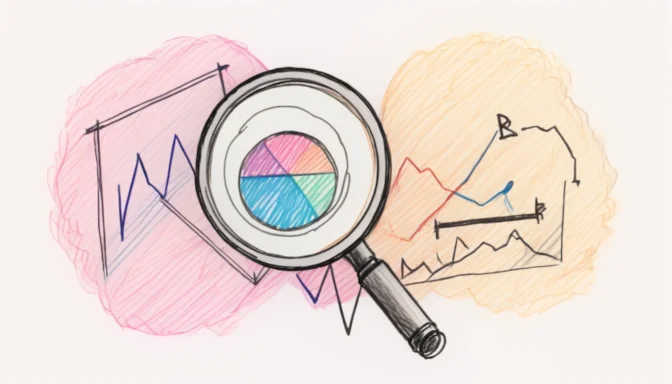 Magnifying glass urging a thorough investigation for such a low bounce rate