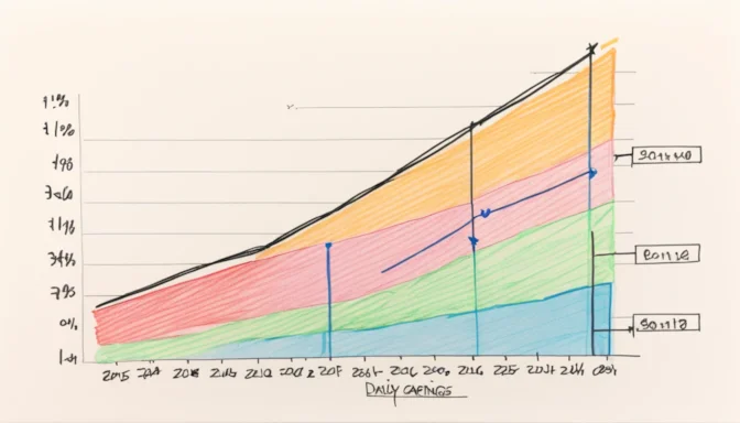 Graph showing potential daily earnings