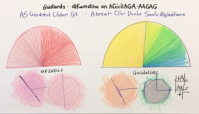 Table showing WCAG guidelines on different levels of color contrast, focusing on the AA standard of 4.5:1 ratio