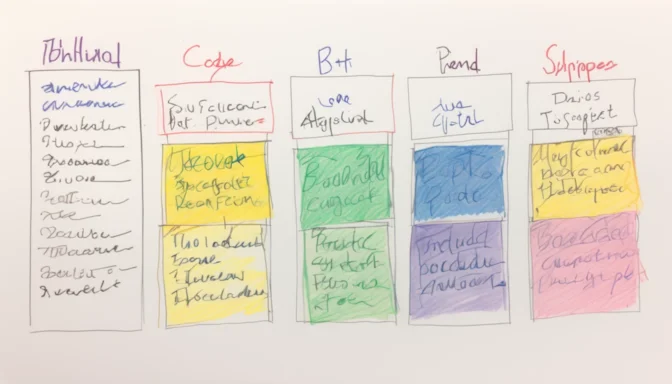 Code snippets from essential front-end languages HTML, JavaScript, and CSS