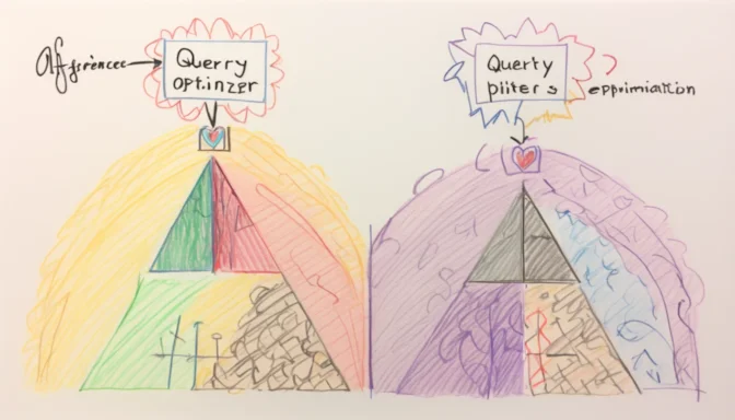 Difference between query optimizer and query optimization