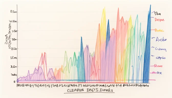 Frequency of clearing DNS cache chart