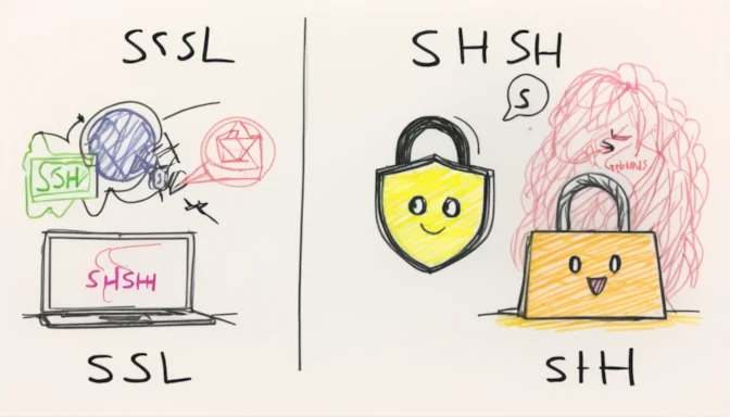 Difference between SSL and SSH