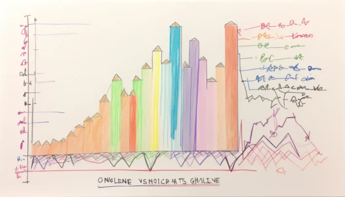 Graph showing increased online visibility