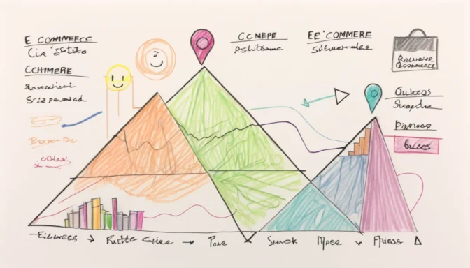 A roadmap indicating the first step in starting an e-commerce business