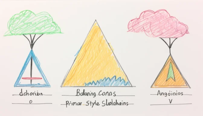 Scales balancing the pros and cons of using subdomains versus primary domains