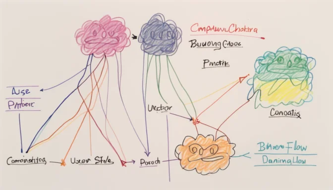 Comparative chart of User Flow and Behavior Flow