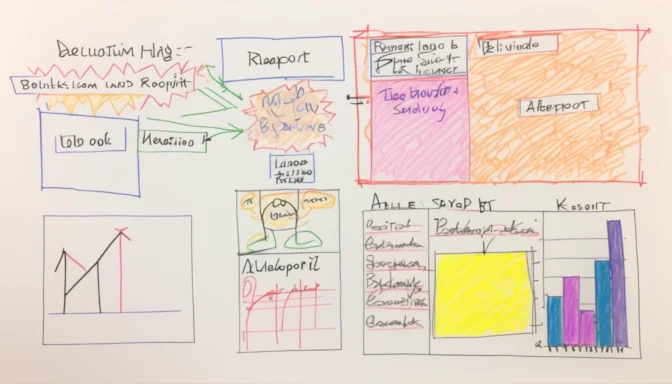 Screenshot showing how to read a Behavior Flow report